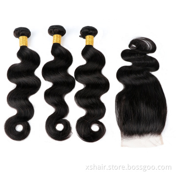 Free Sample Hair Bundles Body Wave Women's 8-30inch Cheap Human Hair Bundles 10A Grade Peruvian Hair Bundles